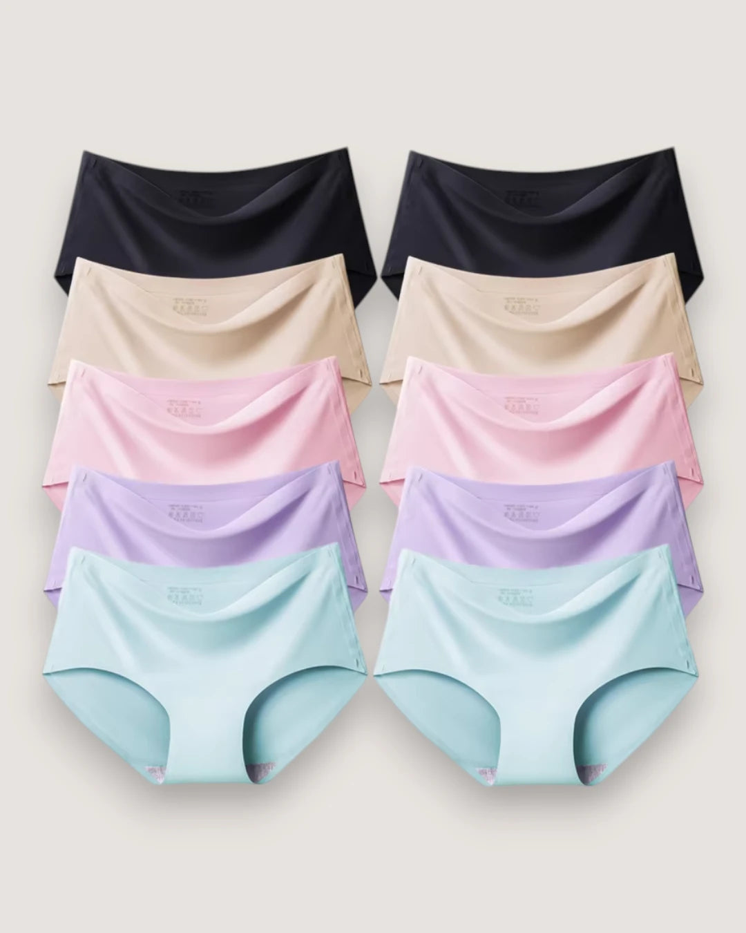 10-Pack: Seamless Mid-Rise Briefs - Voldara