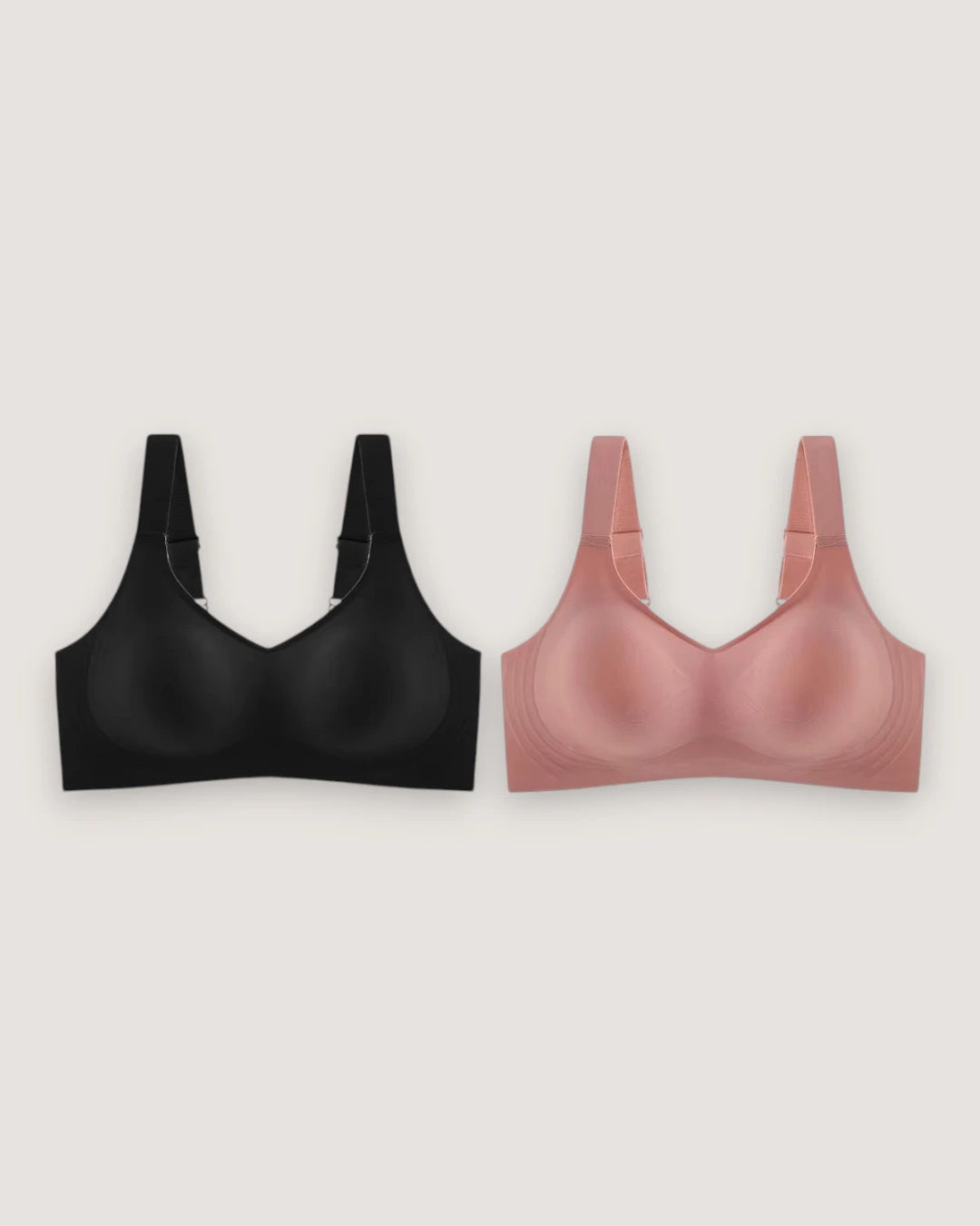 2-Pack: Seamless Everyday Support Bra - Voldara