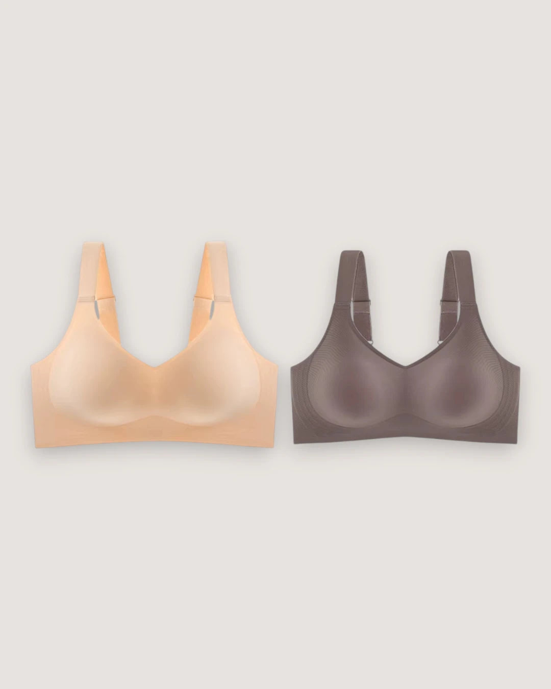 2-Pack: Seamless Everyday Support Bra - Voldara