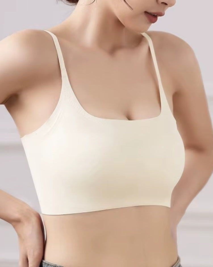 2-Pack: Seamless Ice Silk Petite Bralettes - Voldara