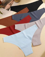 6-Pack: Seamless Laser-Cut Low-Rise Briefs - Voldara