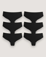 6-Pack: Seamless Mid-Rise Briefs - Voldara