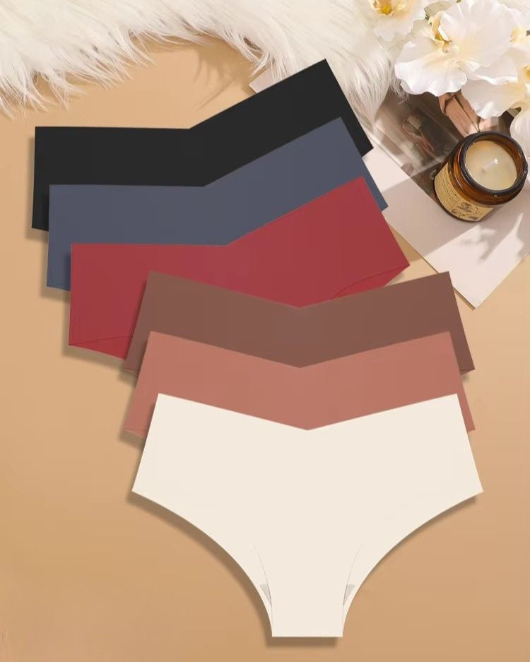 6-Pack: Seamless V-Waist Low-Rise Briefs - Voldara