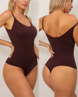 Elegant Contouring Thong Bodysuit - Voldara