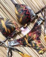 Exotica Padded Halter Bikini Set - Voldara