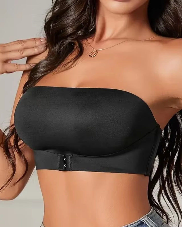 Front-Clasp Strapless Lift Bra - Voldara
