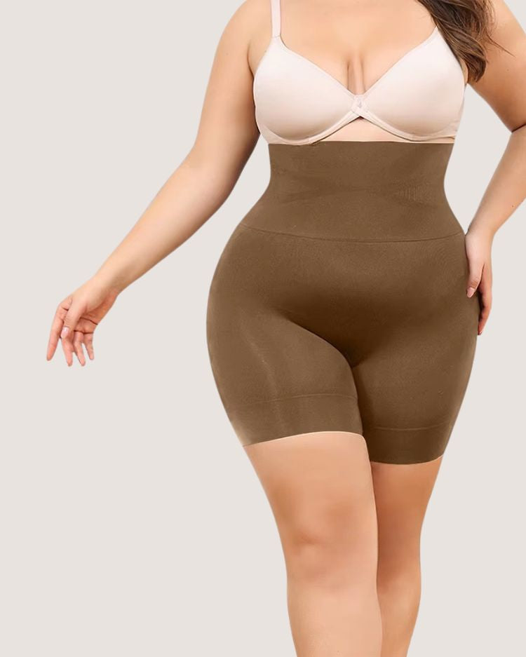 High-Waist Sculpting Shorts - Voldara