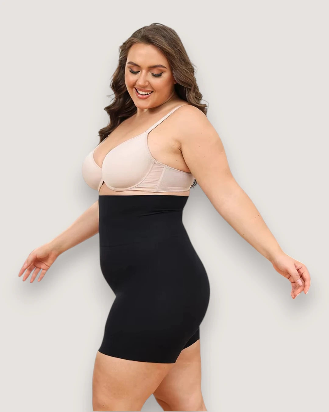 High-Waist Sculpting Shorts - Voldara