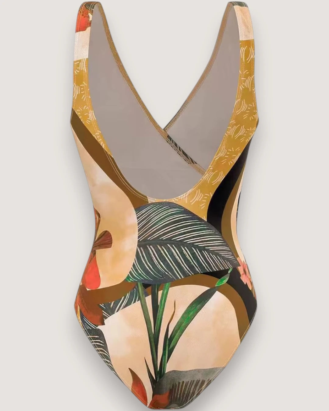 Padded One-Piece Swimsuit And Dress - Voldara