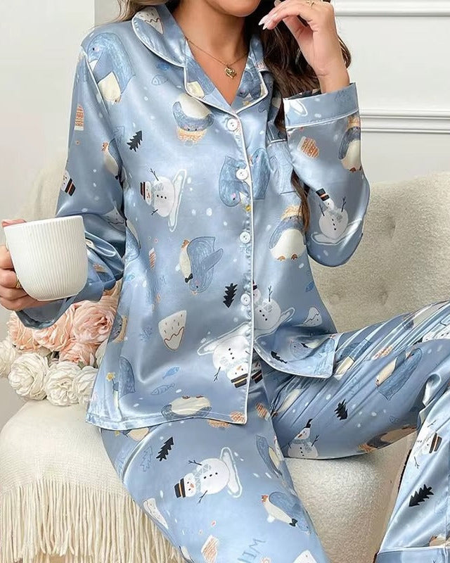 Frosty Penguin Winter Lounge Set - Voldara