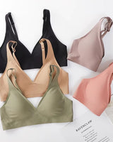 Seamless Comfort V-Neck Bra - Voldara