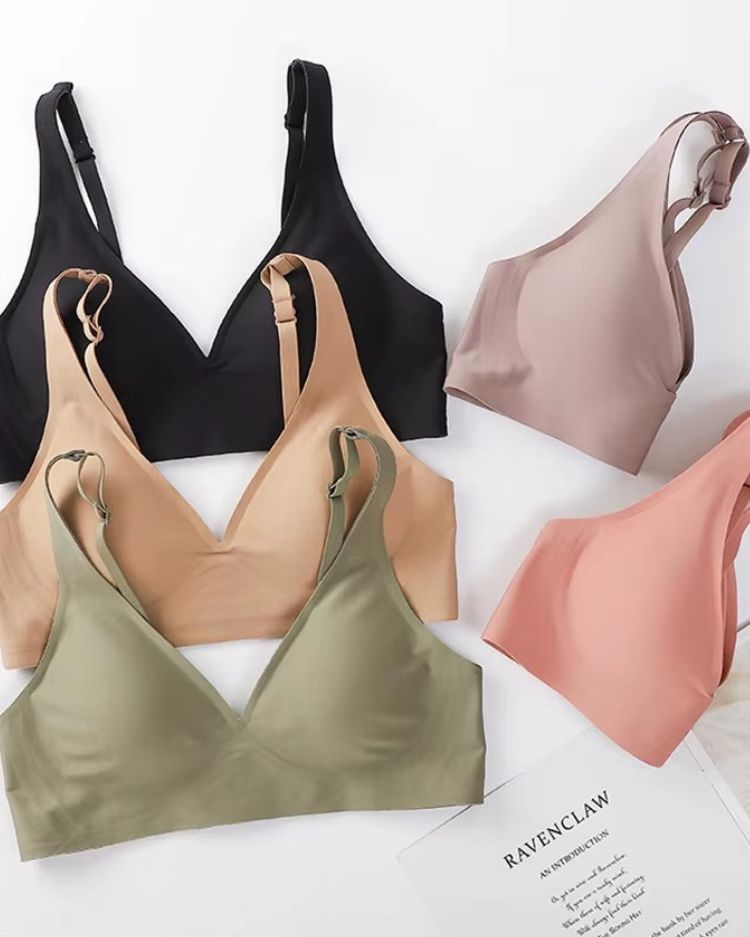Seamless Comfort V-Neck Bra - Voldara