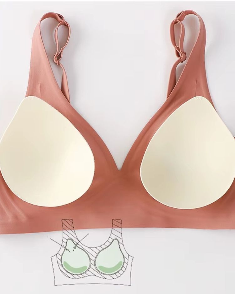 Seamless Comfort V-Neck Bra - Voldara