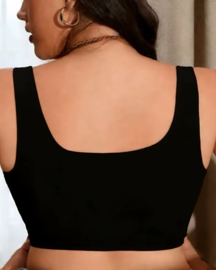 Seamless Front-Closure Minimizer Bra - Voldara