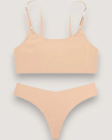 Seamless Minimalist Bralette Set - Voldara