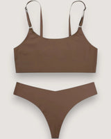 Seamless Minimalist Bralette Set - Voldara