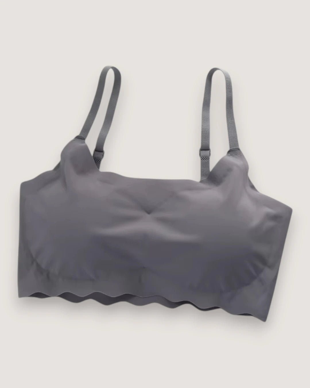 Seamless Wavy-Edge Comfort Bralette - Voldara