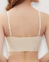 Seamless Wavy-Edge Comfort Bralette - Voldara