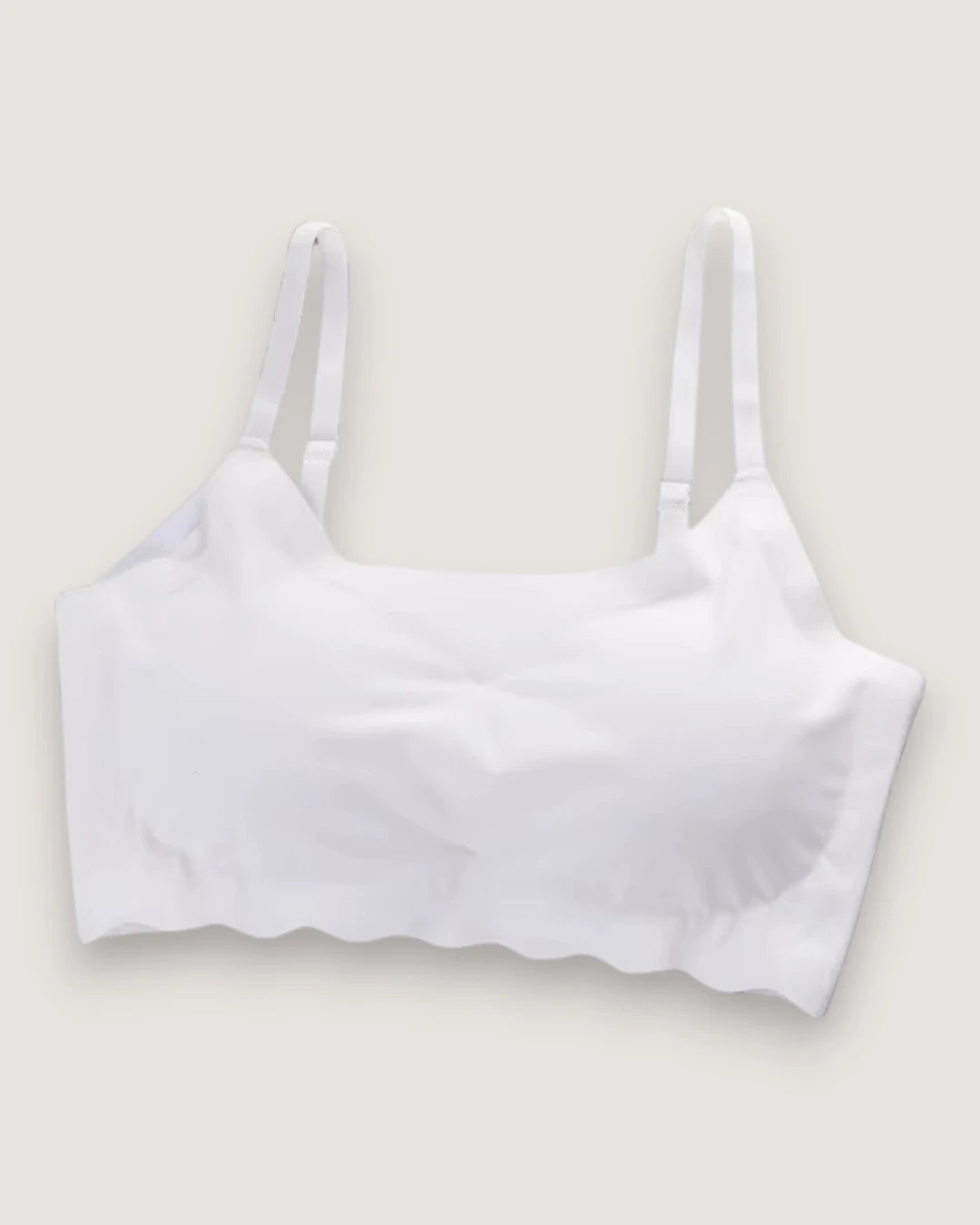 Seamless Wavy-Edge Comfort Bralette - Voldara