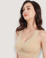 Soft-Knit Breathable Lounge & Sleep Bra - Voldara