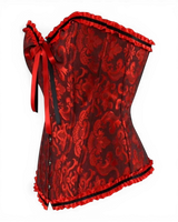 Structured Damask Corset Top - Voldara