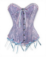 Structured Damask Corset Top - Voldara