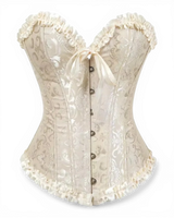 Structured Damask Corset Top - Voldara