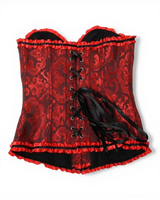 Structured Damask Corset Top - Voldara