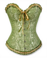 Structured Damask Corset Top - Voldara