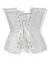 Structured Damask Corset Top - Voldara