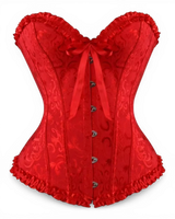 Structured Damask Corset Top - Voldara