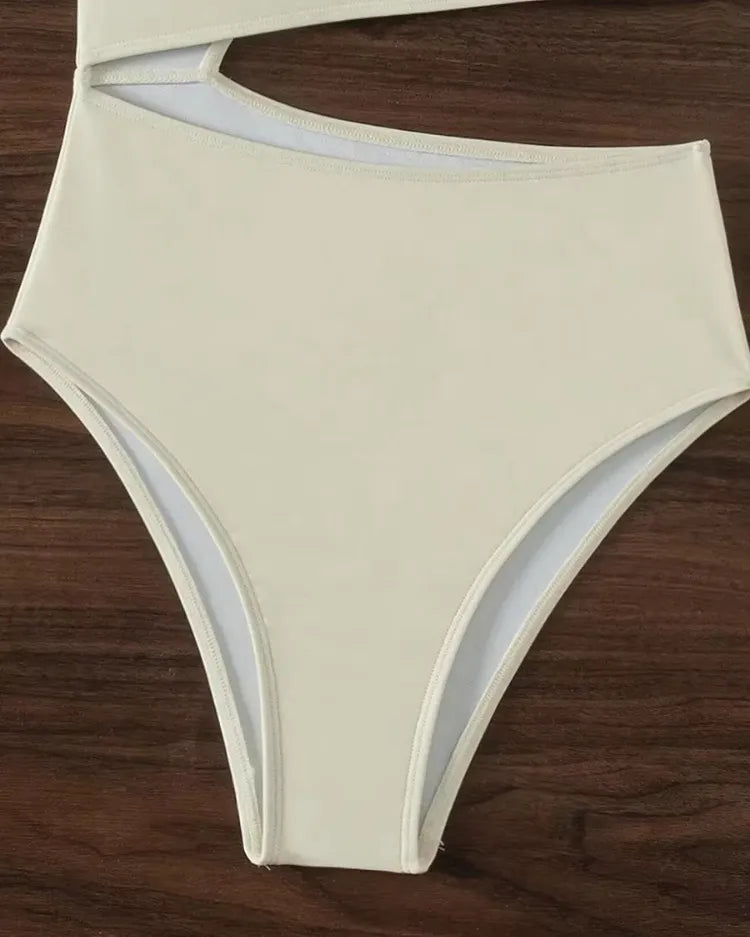 Asymmetric Cut-Out One-Piece - Voldara