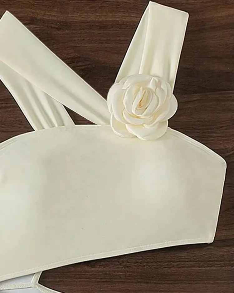 Asymmetric Cut-Out One-Piece - Voldara