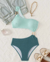 Cut-Out One-Piece Swimsuit - Voldara