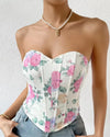 Floral Corset Top - Voldara