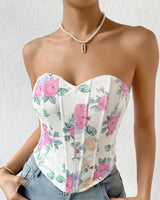 Floral Corset Top - Voldara