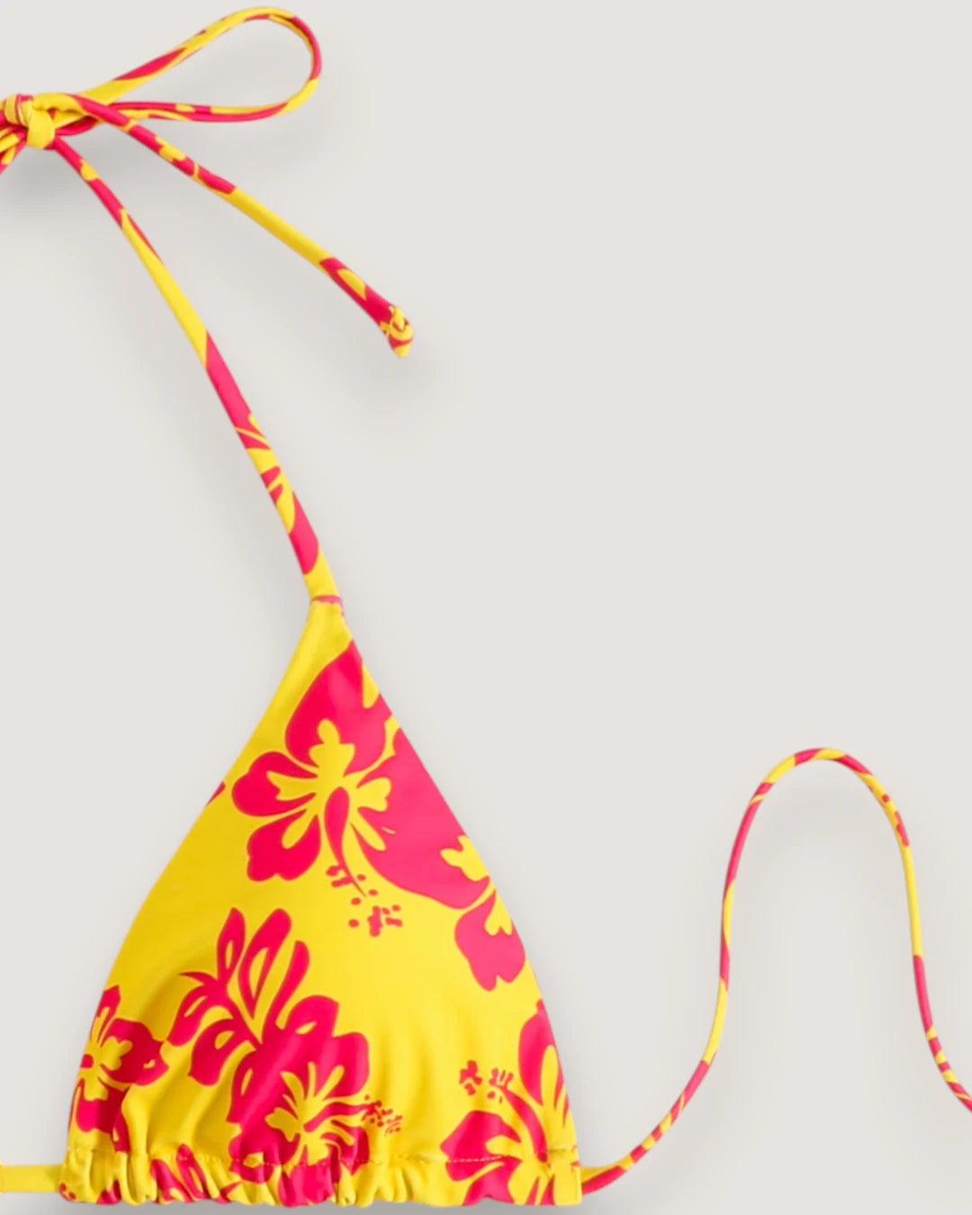 Floral Lace-Up Bikini Set - Voldara