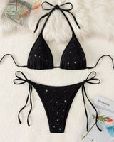 Halter Strappy Bikini Set - Voldara