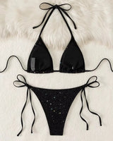 Halter Strappy Bikini Set - Voldara