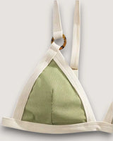 High-Cut Ribbed Ring Bikini Set - Voldara