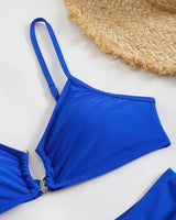 Regular-Waisted Padded Bikini Set - Voldara