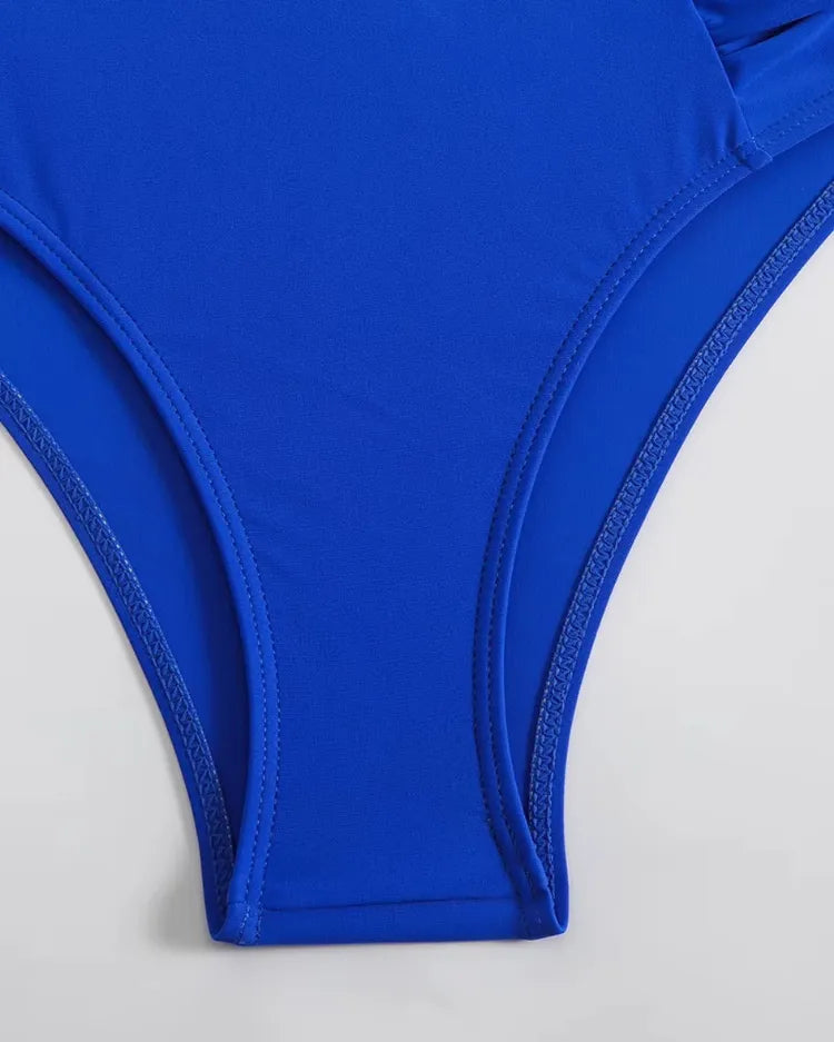 Regular-Waisted Padded Bikini Set - Voldara