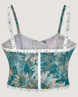 Jacquard Corset Top - Voldara