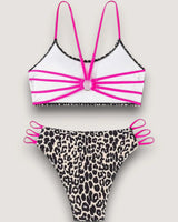 Leopard High-Waist Bikini Set - Voldara