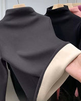 Plush Mock Neck Thermal Top - Voldara