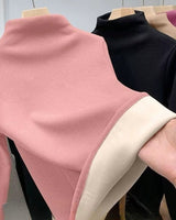 Plush Mock Neck Thermal Top - Voldara