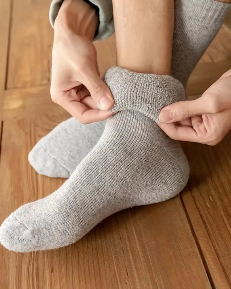 Plush Thermal Cabin Socks (3-Pack) - Voldara