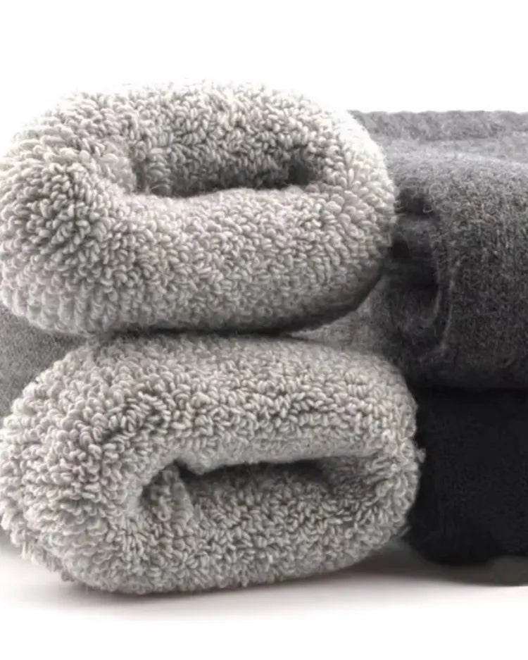 Plush Thermal Cabin Socks (3-Pack) - Voldara