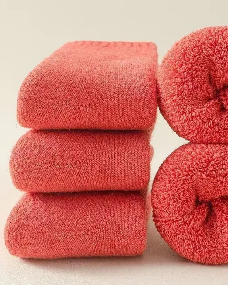 Plush Thermal Cabin Socks (3-Pack) - Voldara