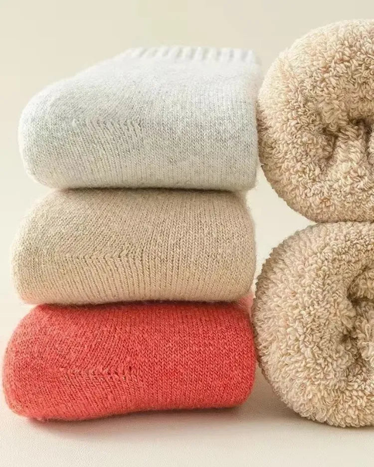 Plush Thermal Cabin Socks (3-Pack) - Voldara